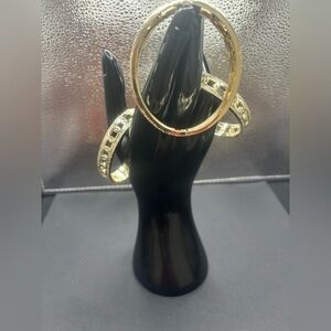 Elegant Gold Hoop 3 Gorgeous Bangles 98 each